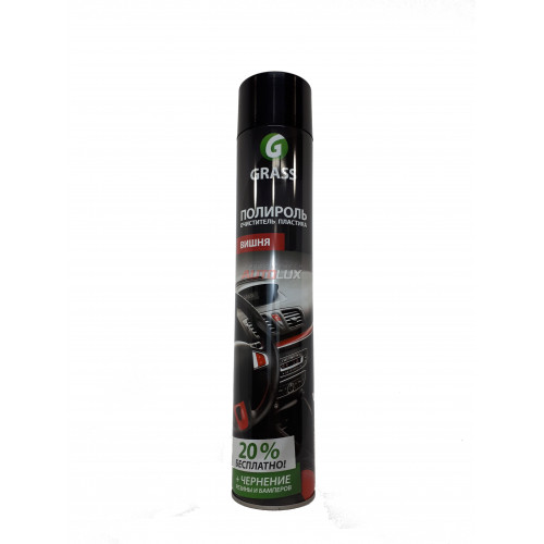 GRASS Полироль очиститель пластика Dashboard Cleaner (вишня) (750 мл) (аэрозоль)