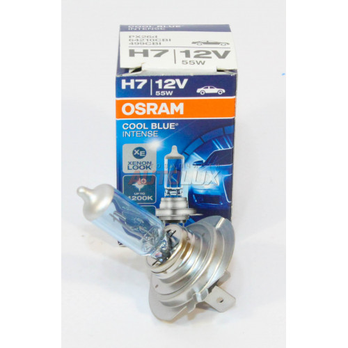 64210CBI Лампа H7 12V 55W COOL BLUE INTENSE XENON LOOK (4200K) коробка (1 шт) галогенная OSRAM