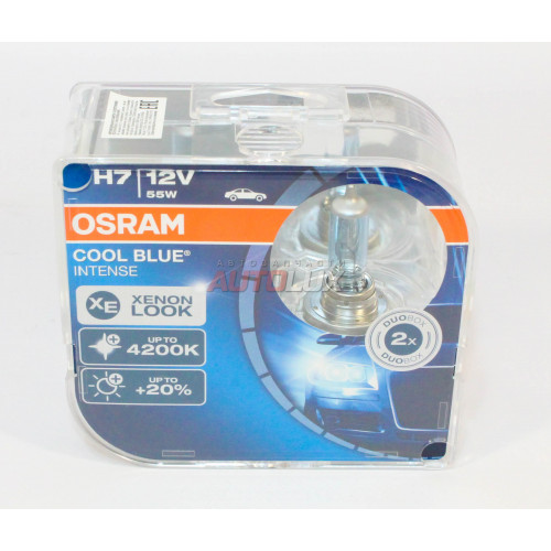 64210CBI-HCB Лампа H7 12V 55W COOL BLUE INTENSE (2 шт) в пласт. коробке DUOBOX