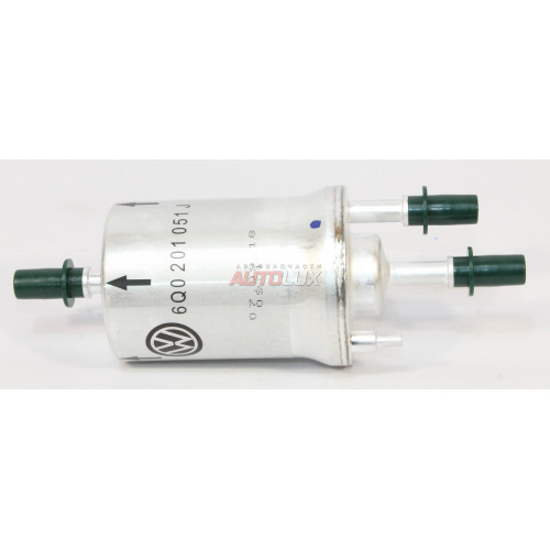 6Q0201051J Фильтр топливный AUDI A3 03-/TT 06-, VW Golf V/VI 09-13/Jetta III 06-/Polo, SKODA Fabia 04- (с регул.давлен.)