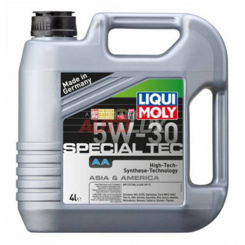 7516 LIQUI MOLY Масло мот. Leichtlauf Special Tec AA SN+ SM/CF 5W30 GF-5 синт. (4 л)
