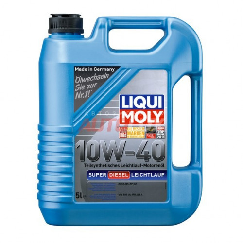 7566 LIQUI MOLY Масло мот. Super DIESEL Leichtlauf 10W40 п/с (5 л) Снято с производства!!!!