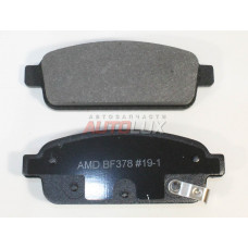 AMD.BF378 Колодки дисковые CHEVROLET Cruze 09-/ Orlando 11-, OPEL Astra J 09-/ Mokka 12- задн.