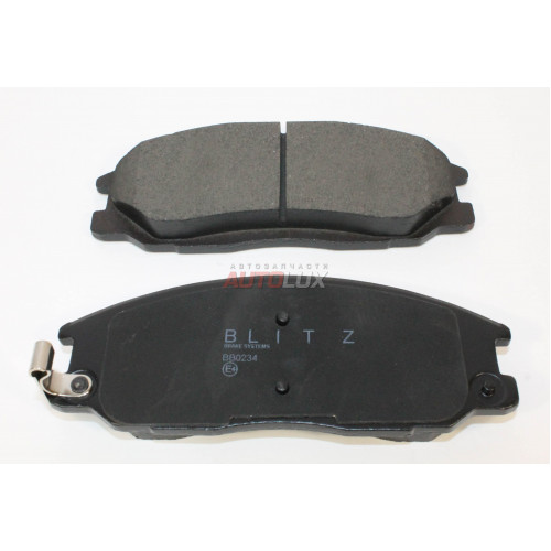 BB0234 Колодки дисковые HYUNDAI H-1 00-04/Santa Fe I 01-06/Trajet 00-08/XG 98-, SSANGYONG Actyon 06-/Rexton 04- передн.