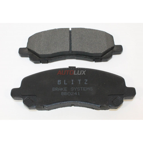 BB0241 Колодки дисковые MITSUBISHI Galant VI 96-04/Lancer VII 03-/VIII 08-/Space Runner 99-03 передн.