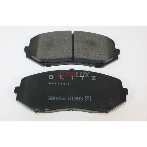 BB0355 Колодки дисковые SUZUKI GR.VITARA 06- перед.