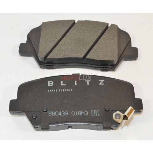 BB0439 Колодки дисковые HYUNDAI i30/ Solaris 1.4/1.6 10-, KIA CEED 11- передн.