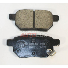 D2254M Колодки дисковые TOYOTA Corolla 02-/ Auris 1.4/D/1.6/2.0D/2.2D 03/07- задние