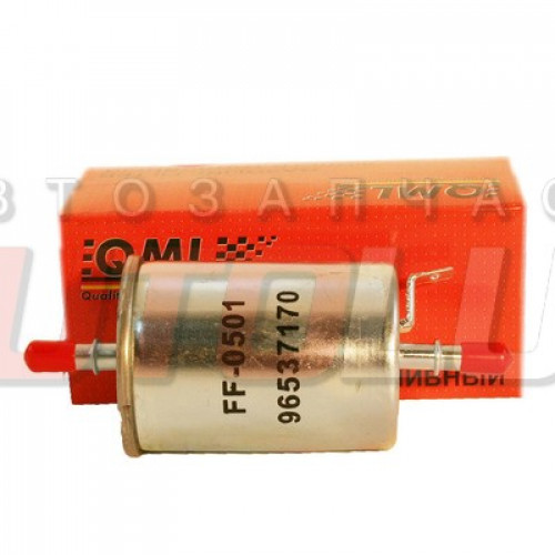 FF0501 Фильтр топливный CHEVROLET Aveo 1.2-1.4 06-/ Kalos 1.2-1.4 05, DAEWOO Kalos 1.2-1.4 02-